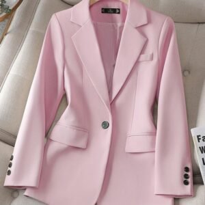 Saco Rosa corte femenino